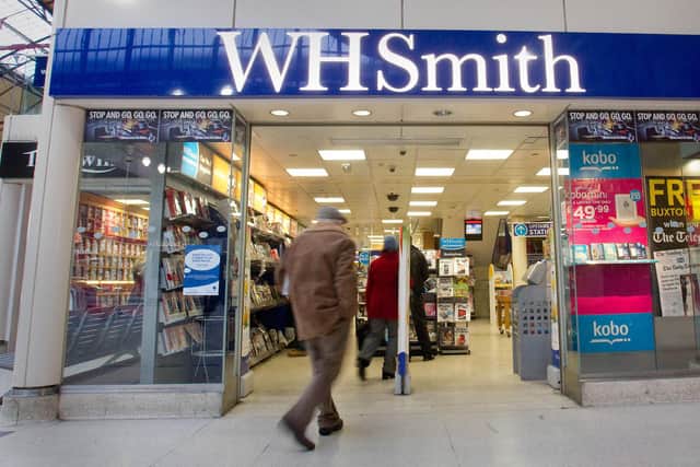A general view of a branch of WHSmith as the retailer said it could axe up to 1,500 jobs after the pandemic pushed down the number of customers going into its stores.