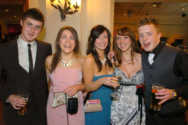 TAPTON SCHOOL PROM   l/r:  Luke Beaumont, Deborah Sedler, Eleanor Duffy, Katie Storer and Harry Pontefract at the Tapton School 6th Form Prom at Baldwins Omega.     24 May 2006