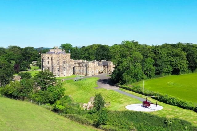 The expansive grounds of Seton Castle are home to a range of Scottish wildlife including deer, pheasants and highland cows. The castle boasts a helipad for quick travel to the nearby Edinburgh Airport or the Scottish highlands.