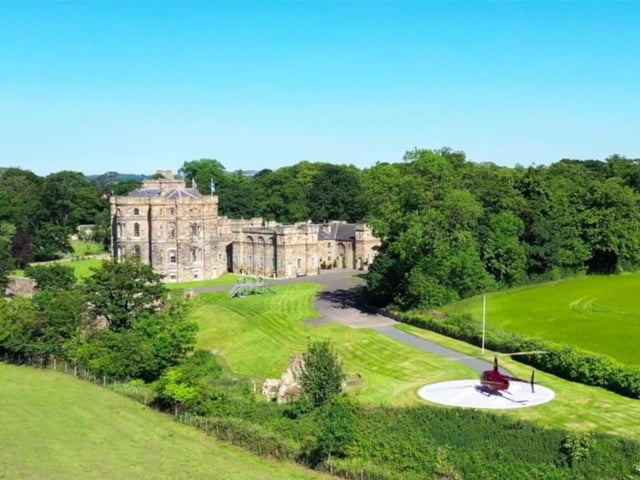 The expansive grounds of Seton Castle are home to a range of Scottish wildlife including deer, pheasants and highland cows. The castle boasts a helipad for quick travel to the nearby Edinburgh Airport or the Scottish highlands.