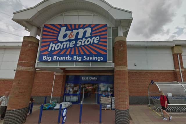 B&M at Drakehouse Retail Park in Sheffield, where a number of customers have reported getting static electric shocks while shopping (pic: Google)