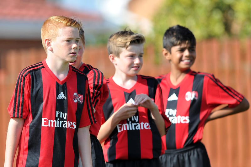Members of Seaton Carew FC taking part in the AC Milan coaching camp at Hornby Park. Were you there in 2016?