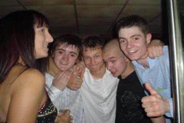 Friends at Kingdom nightclub in 2004