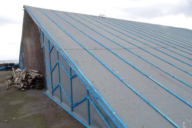 The robust temporary covering on the roof will help preserve the cinema - and give trustees time to decide on their next steps (Pic: John Murray)