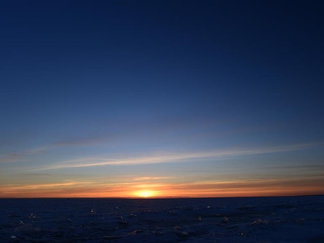 Evening twilight, dusk. "Roamin' in the gloamin."