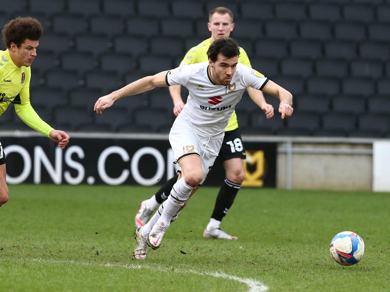 Fraser was one the standout attacking midfielders in League One last season and it came as no surprise that Ipswich invested some of their newly acquired wealth to secure his signature.
The Scot found the net 14 times and got eight assists in 50 games for MK Dons last season.
His ability to dictate the tempo of any match and marshal a midfield makes him a great player for Ipswich to build a team around.
Picture: Pete Norton/Getty Images