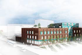 Artists' impression of the National Centre for Child Health Technology at Sheffield's Olympic Legacy Park