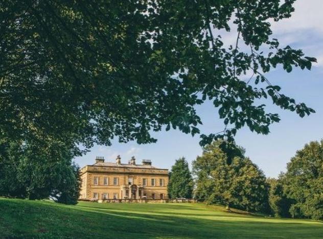 A long gravel driveway leads to the main house through the parkland grounds to a parking area at the front. Entering through a tree-bay entrance vestibule, which is finished with Tuscan columns, the hall opens to a large tiled reception hall, finished with decorative wall tiles and an original open fire place. This stunning entrance hall is the core of the home, from which all main reception rooms gracefully lead.