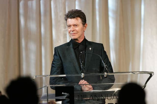 Moonage Daydream is the first film approved by David Bowie's estate, and features never-seen-before archive footage. (Photo by Bryan Bedder/Getty Images)