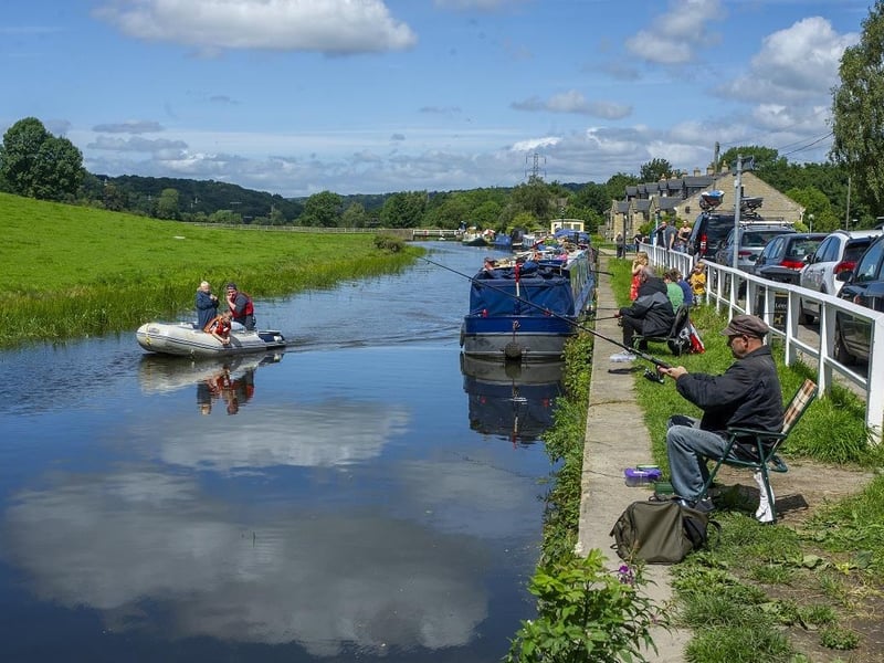 The Leeds Liverpool Canal offers numerous beauty spots along its 127 mile length, offering a mix of natural beauty, historical significance, and picturesque scenery. Those ending in Leeds city centre can enjoy a canal side drink at the Water Lane Boathouse.