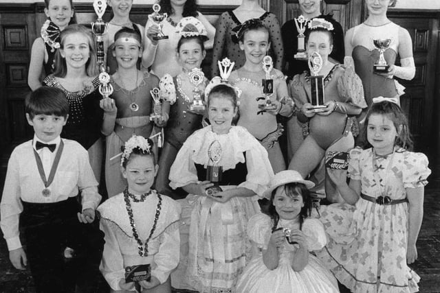 These members of the Stage Door Theatre School were all winners in 1995. Were you a member of the school back then?