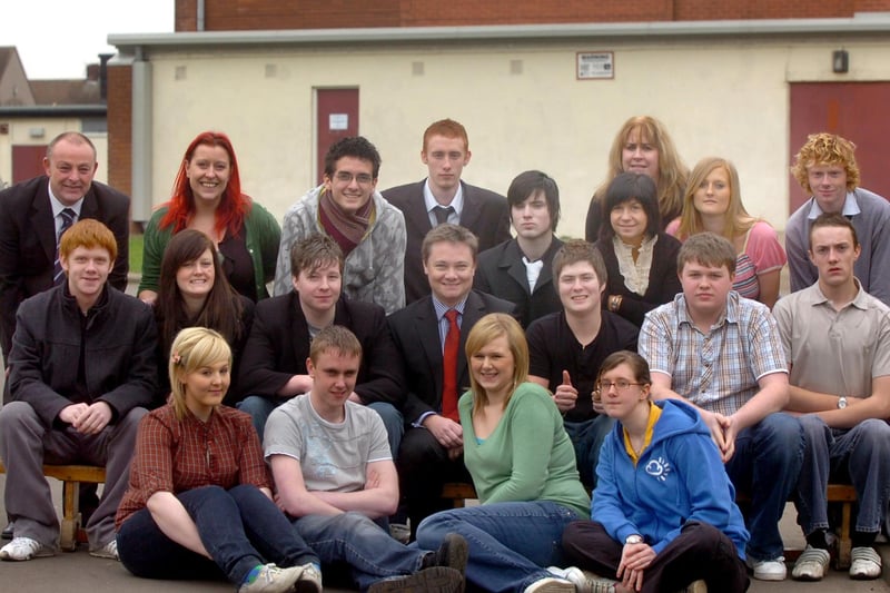 The former Hartlepool MP Iain Wright paid a visit to Brinkburn Youth Club 13 years ago and here he is with some of the members.