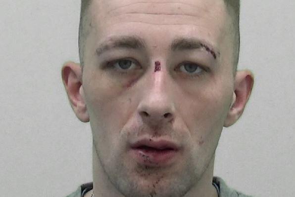 Strother, 29, of Hindmarch Drive, West Boldon, was jailed for 28 months after admitting breaching a restraining order and unlawful possession of screwdriver.