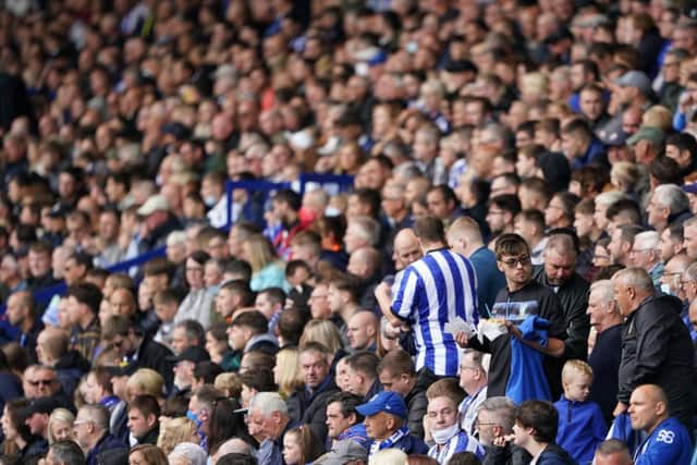 Sheffield Wednesday fans are back.