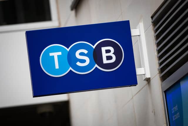 A TSB bank on Cheapside, London.