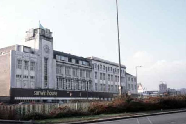 Sunwin House, Sheffield and Ecclesall Co-operative store, on Cemetery Road, Sheffield, in 1987