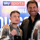 Dalton Smith hopes one day to fill Sheffield Wednesday's Hillsborough for a world title fight. (Image courtesy of George Wood/Getty Images & Sky Sports Boxing/YouTube)
