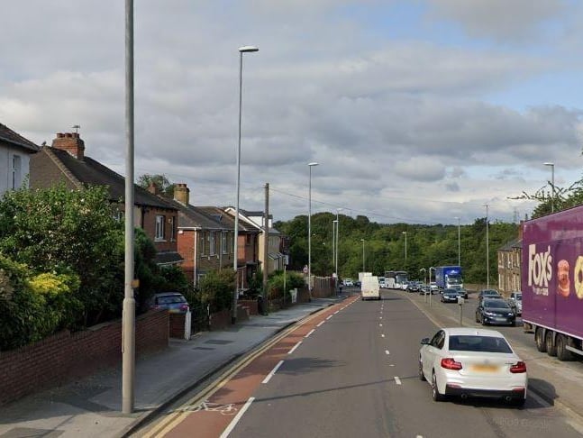 A653 Dewsbury Road, Woodkirk, Leeds - between Lowry Road and Quarry Lane.