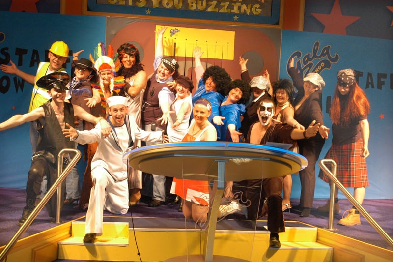 Staff from Gala Bingo in Pallion were rehearsing for a charity stage show in 2005.
