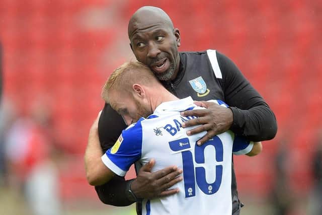 Sheffield Wednesday manager Darren Moore and captain Barry Bannan share a close relationship.