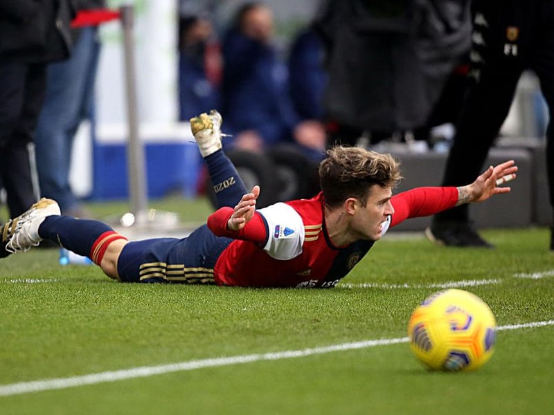 Leeds United are ready to break their transfer record to sign Cagliari midfielder Nahitan Nandez. (La Nuova Sardegna)
(Photo by Enrico Locci/Getty Images)