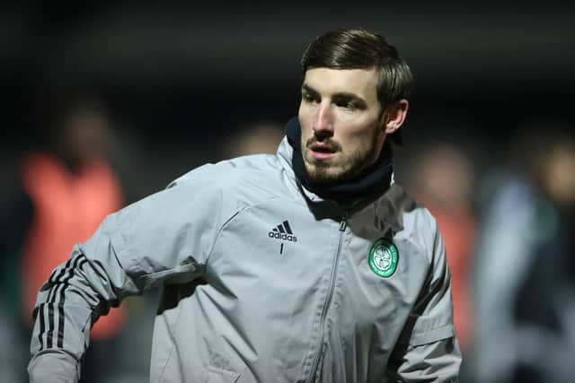 Vasilis Barkas of Celtic was linked with Sheffield United before the Blades signed Adam Davies (Ian MacNicol/Getty Images)