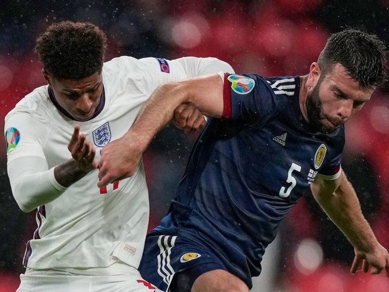 Defensive centre-point has been reliably solid in both games - and particularly stood out at Wembley. No nonsense at the back is the sort of attitude Steve Clarke seeks in his role in the central three, and the Dumfries man delivers.