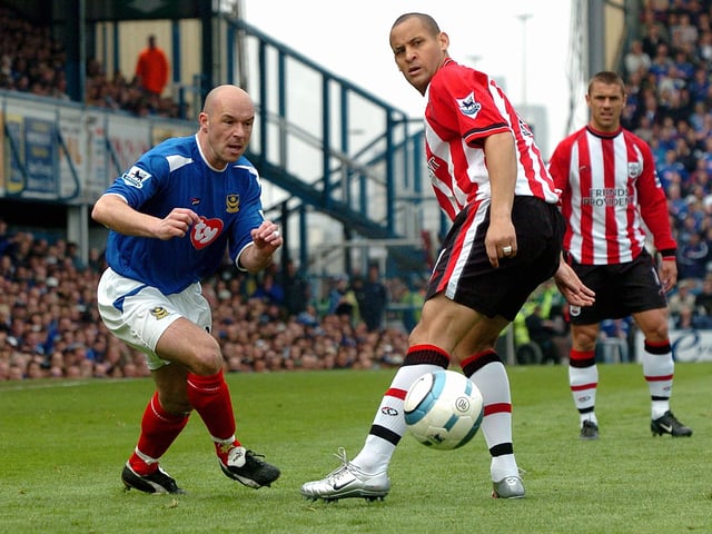 Free signing from Villa, helped Pompey to the Division One title and then turned out in the Premier League