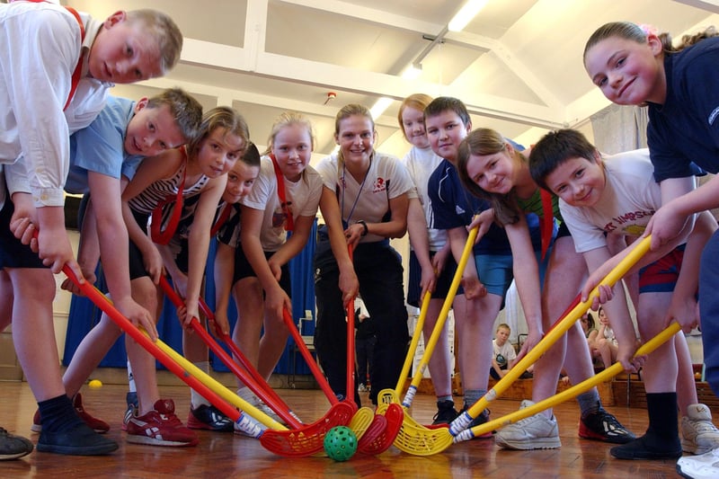 England Under-21 hockey international player Kate Hendrick was a big hit when she shared her expertise with pupils 17 years ago. Are you pictured?