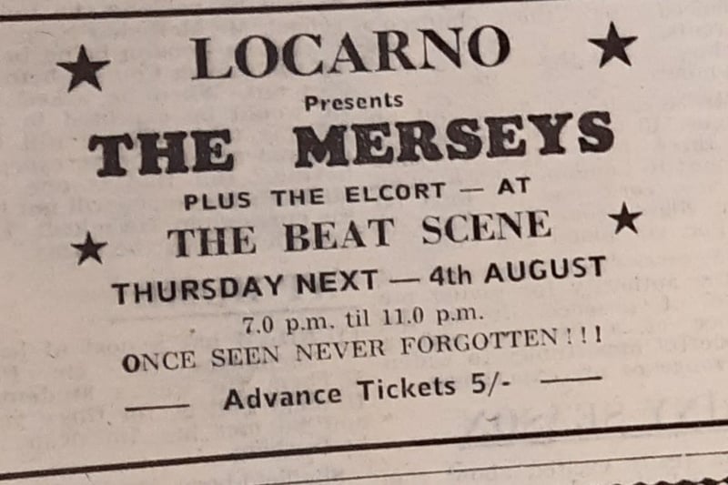 Advance tickets for The Merseys were 5 shillings and you got The Beat Scene on the same bill as well. But that wasnt the only attraction at the Locarno. On a Sunday in the 60s, you could try bingo with an 8-page book for 4 shillings.