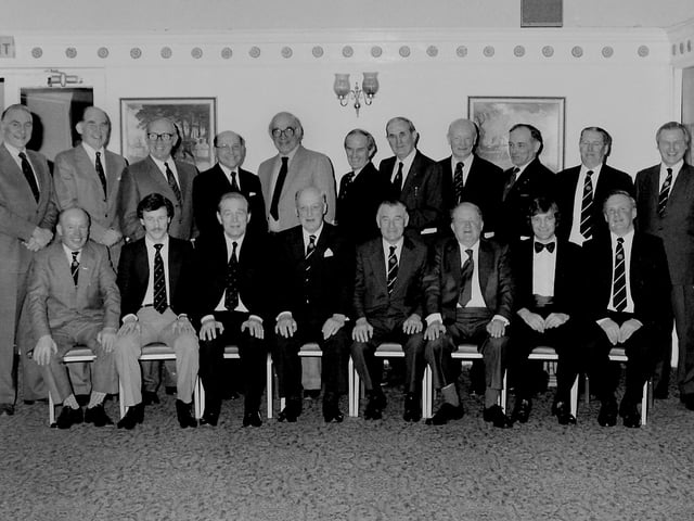 Melrose RFC 7s centenary dinner, April 1983.