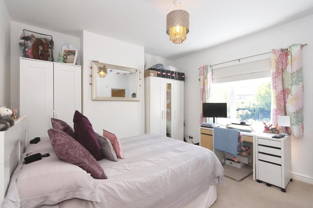 This one of four bedrooms which are described as generously proportioned.