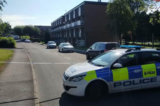 Residents concerned as police flood Sheffield estate and cordon off street
