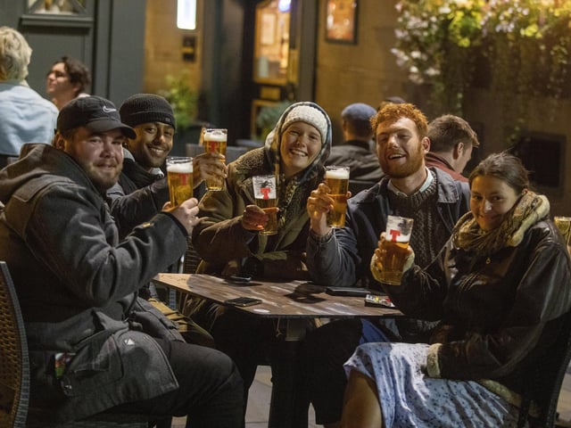 Pubs and licensed restaurants in five health board areas across the central belt will be forced to close for 16 days as of Friday evening.