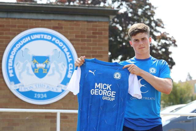 The 17-year-old defender has signed a three-year-deal at Posh after impressing on trial.