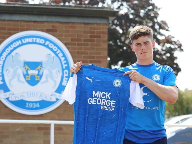The 17-year-old defender has signed a three-year-deal at Posh after impressing on trial.