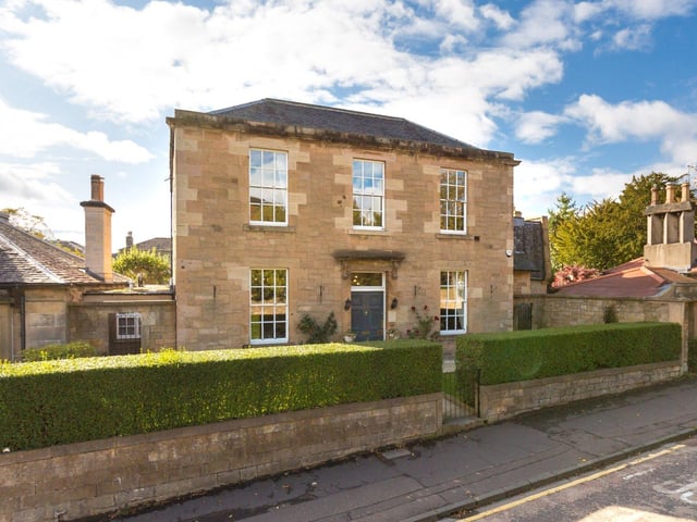An impressive and beautifully presented five-bedroom detached house in the heart of the Blacket conservation area - Offers over £1,395,000.