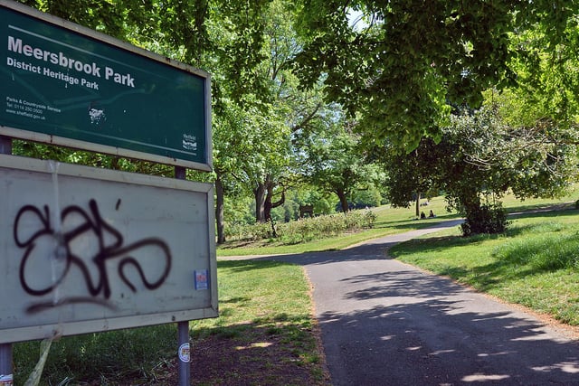Sheffield parks over a week into easing of the lockdown rules. Meersbrook Park.