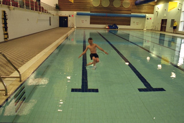 You've done the hard work. Now it's time to relax - perhaps with a swim at the new Raich Carter Centre, Hendon, pictured in 2001.