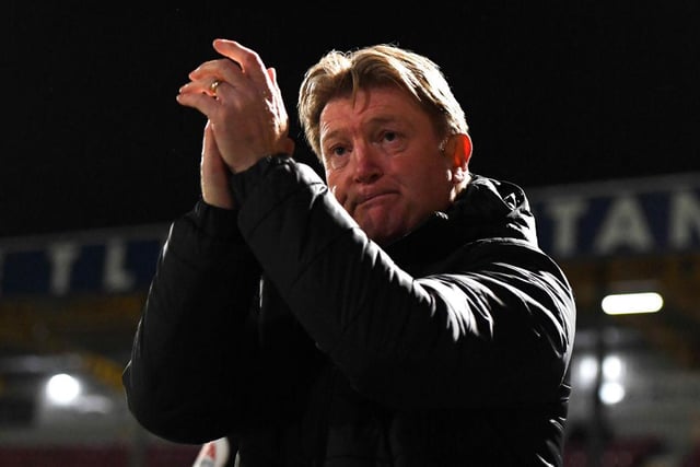 Nobody will know better than Stuart McCall just much his side need to start pulling results out of the bag. A sobering loss to Salford City leaves the Bantams looking precarious, and Leyton Orient on Tuesday night will be a game that Bradford feel they need to get something out of. (Photo by George Wood/Getty Images)
