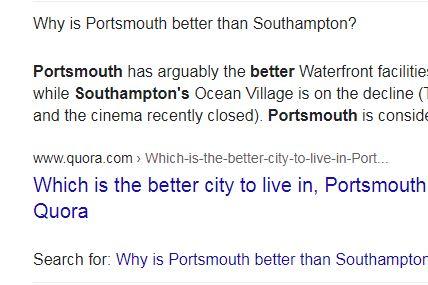 Google users asking the important questions.