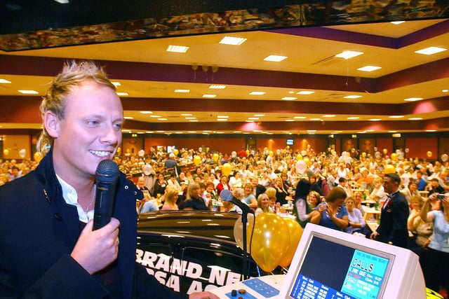 Corrie star Antony Cotton got a great reception at a bingo session at Mecca in Hartlepool in 2006. Antony was in the 11th series of I'm A Celebrity.