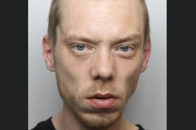 Burglar Ryan Haddington, who struck at a Christian centre and several nightspots across Sheffield city centre, has been put back behind bars.