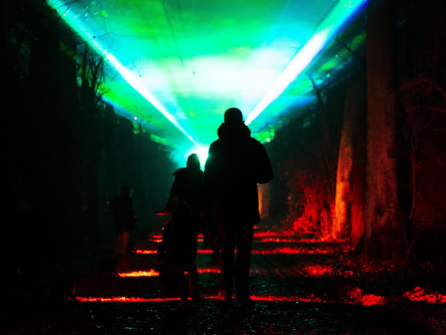 Hopetoun House grounds like you have never seen it before.