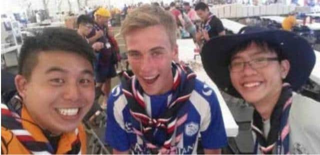 Sam Clayton has attended World Scout Jamborees in Sweden and Japan which developed his cultural awareness and helped him to understand the various backgrounds people come from