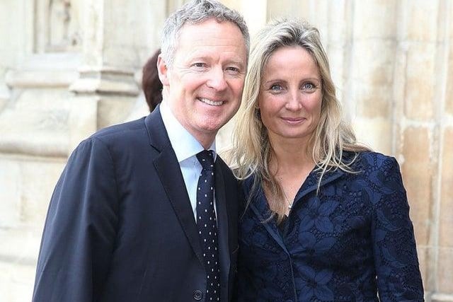 Rory Bremner and his wife Tessa Campbell Fraser