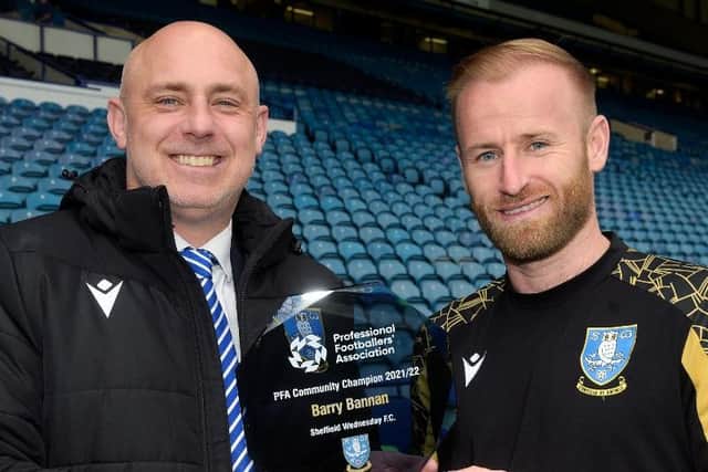 Barry Bannan has won another award at Sheffield Wednesday.