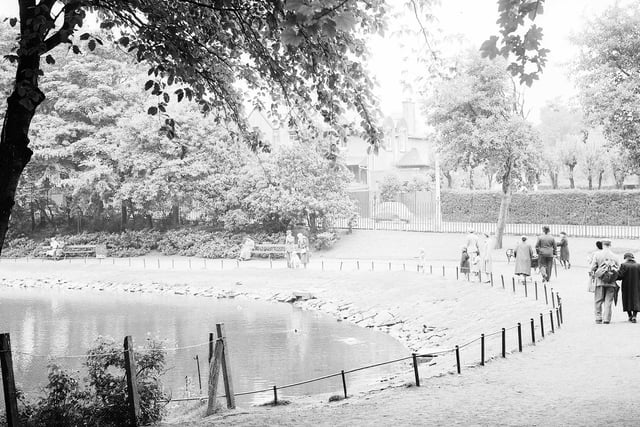 Blackford Pond pictured in June 1957.