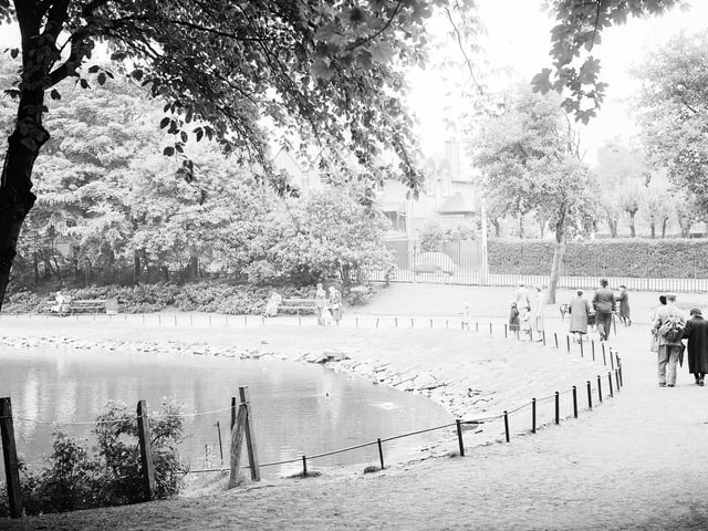 Blackford Pond pictured in June 1957.