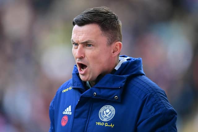 Paul Heckingbottom, the Sheffield United manager: Ashley Crowden / Sportimage